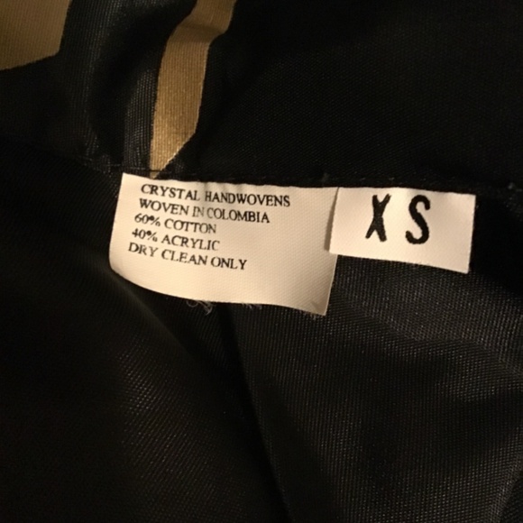 🔥🔥See pictures, Hand-Woven, Design by CRYSTAL, Gorgeous, size XS🔥🔥🔥nwot - Picture 9 of 9